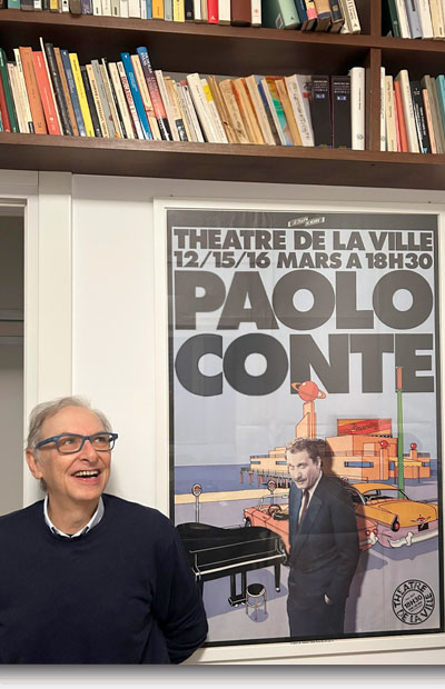Antonio Stefani autore del libro Paolo Conte nei paraggi